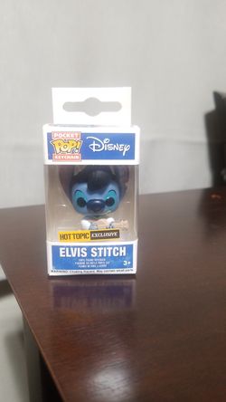 Pocket pop keychain elvis stitch