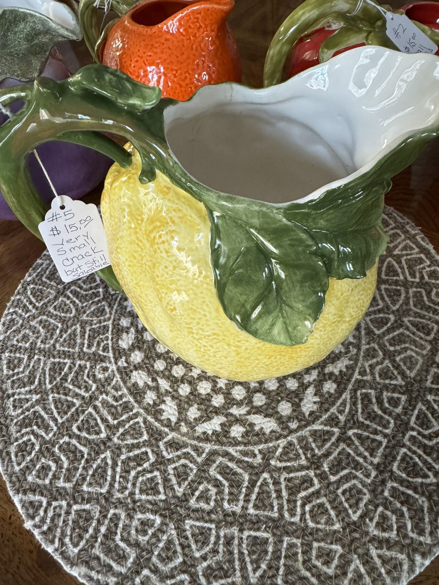 Ceramic pitcher
