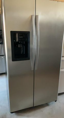 GE  Side By Side Stainless Steel Refrigerator
