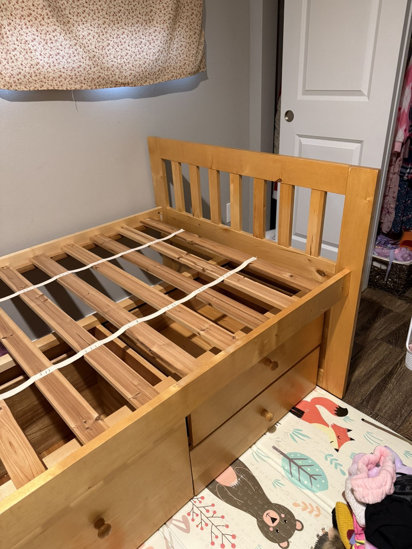 Twin captains bed