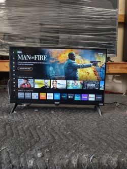 24 inch onn power by vizio smart TV beautiful kitchen size tv comes with remote control shows great quality clear picture works perfect guaranteed