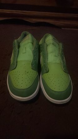 Green Low-Top Sneakers