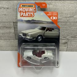 Matchbox White ‘1983 Buick Riviera / Moving Parts Open Doors • Die Cast Metal •