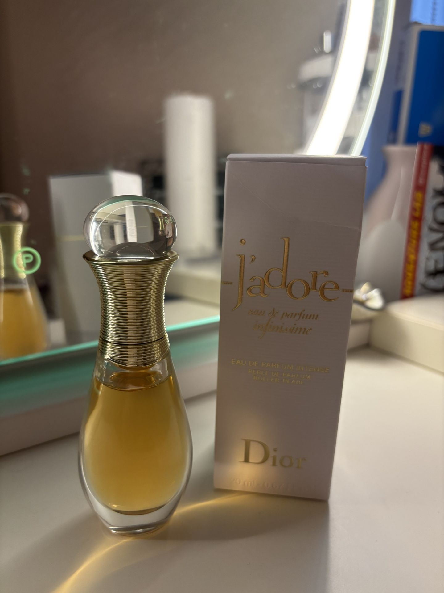 Dior J'adore Eau de Parfum with Gold and Silver Accents