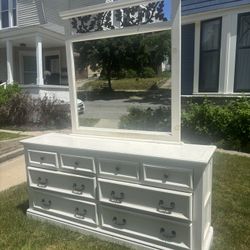 Dresser and Mirror