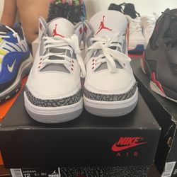 Jordan White Cement Red 