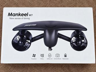Mankeel W7 Underwater Sea Scooter – Dual Motor – New in Box