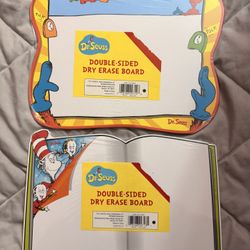 New Dr. Seuss Double Sided Dry Erase Board