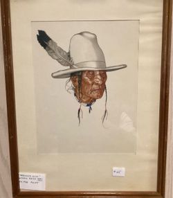 Winold Reiss "Morning Gun" Framed Print 1946