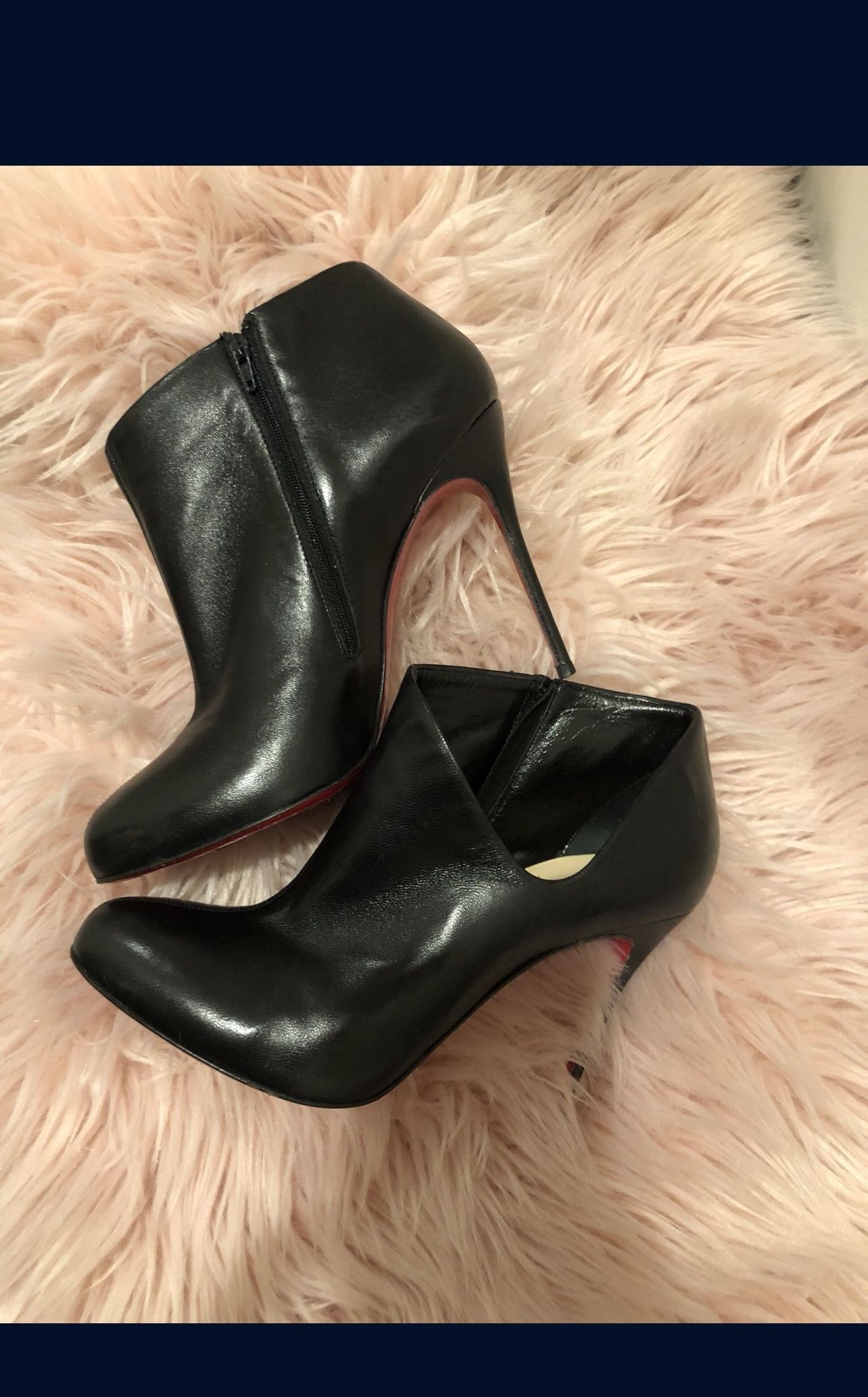 Christian Louboutin 3” Stiletto Ankle Bootie Sz 39