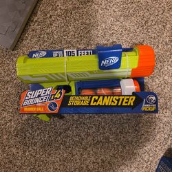 NERF DOG FETCH BALL CANISTER