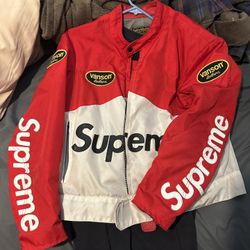 Supreme X Vanson Leathers Biker Leather Jacket 