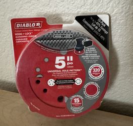 Diablo 5 inch 320 Grit Random Orbital Sanding Discs
