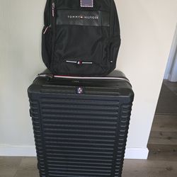 Tommy Hilfiger luggage and bookbag