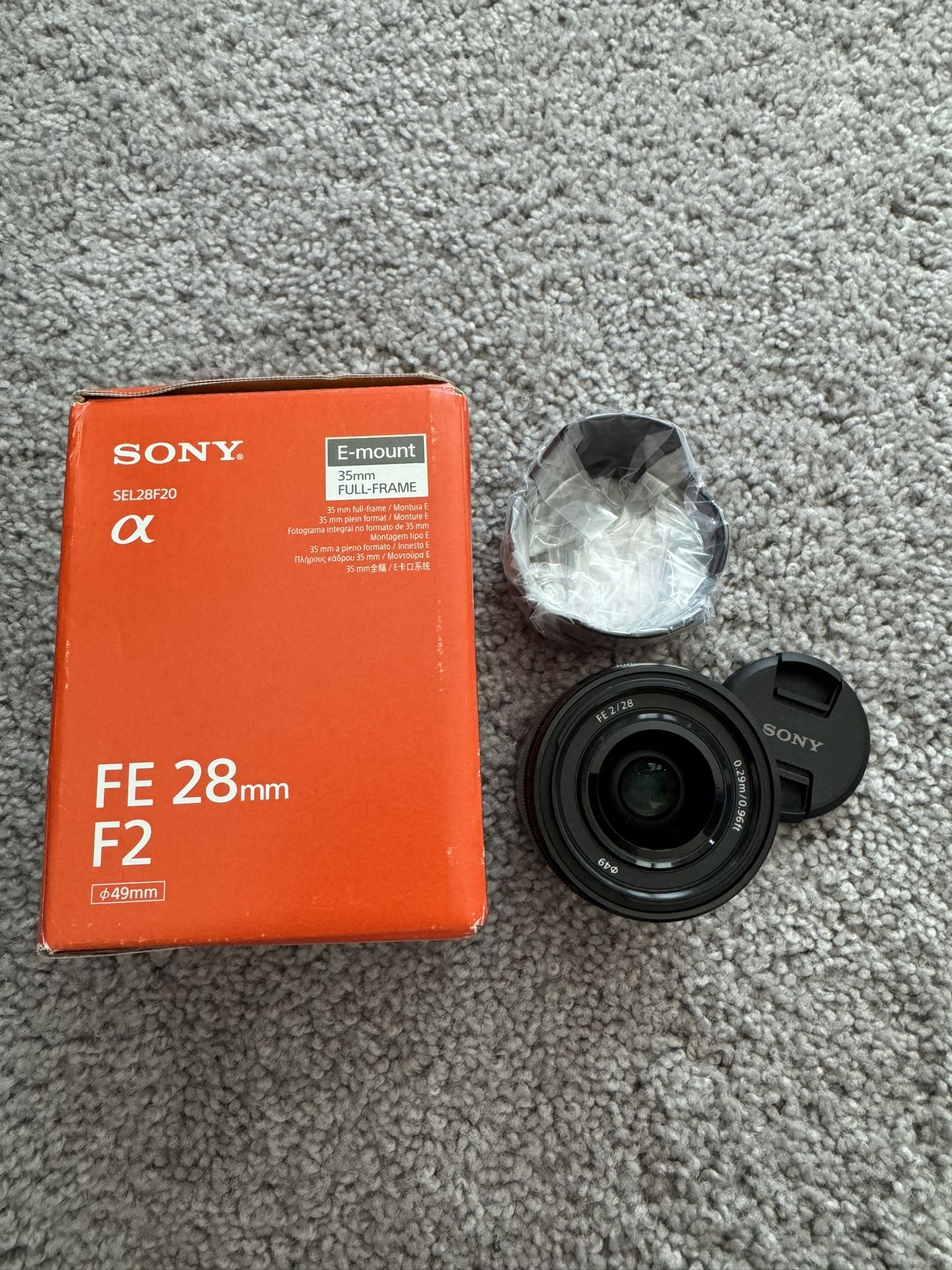 Sony FE 28 mm F2 SEL28F20