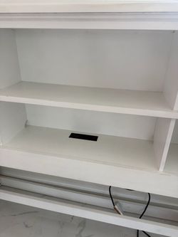 Full size bed frame with desk