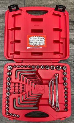 Mac Tools SMXT62B 62 Piece Torx Star Socket Driver & Wrench Set Brand New