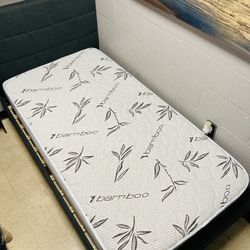 Twin Bed Frame w/ Mattress Included 