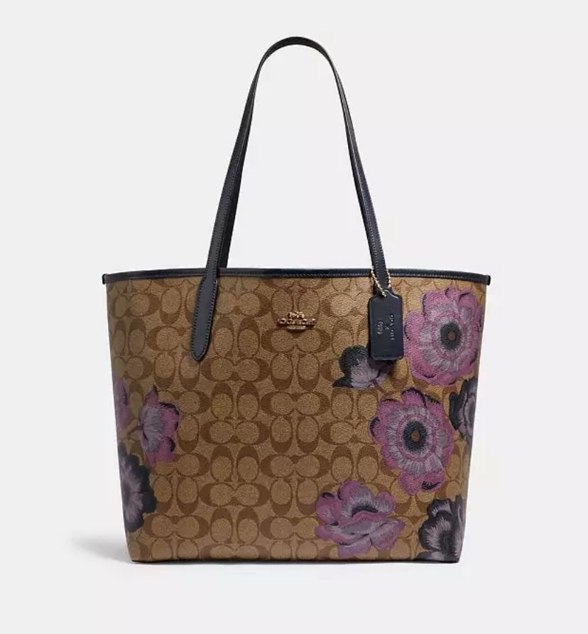 NWT Coach Tote X Kaffe Fassett