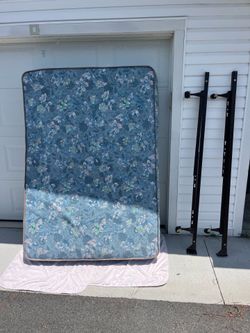 Full size mattress with frame