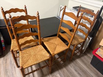 Wooden Set of Chairs