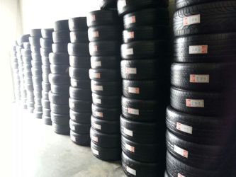 Used tires installed
