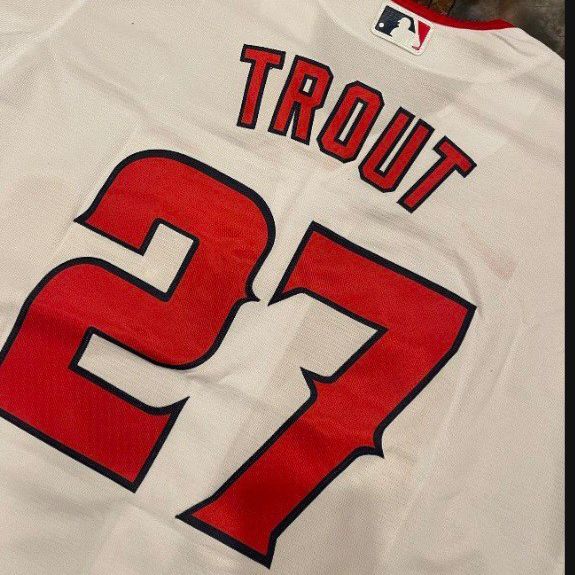 Los Angeles Angels #27Mike Trout 2022 MLB All-Star Game Jersey for Sale in  Tustin, CA - OfferUp