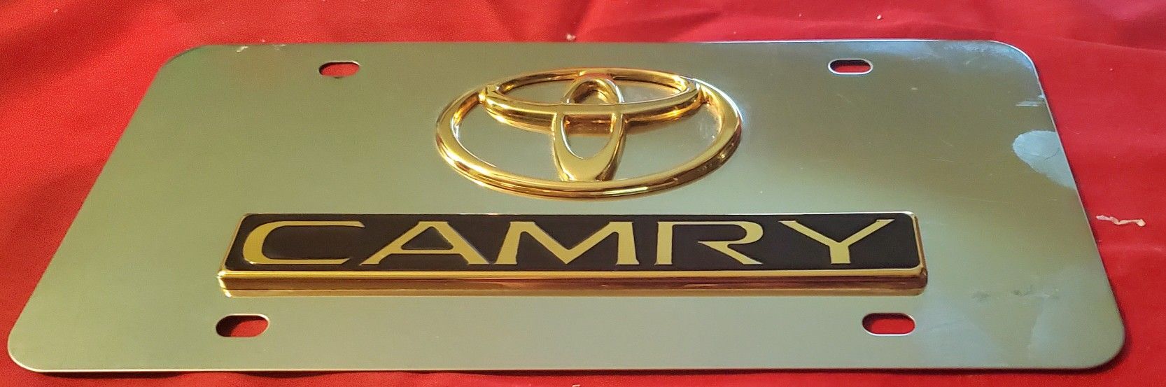 CAMRY STAINLESS STEEL LICENSE PLATE