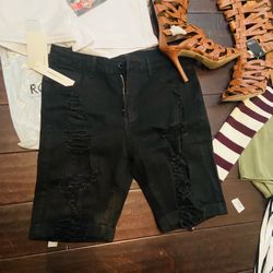 NWT $50 For All 8 Pieces Included 2 Rompers ,1 dress,1 Body Suit,3 Shorts And 1 Pair Of  Boots Size 71/2