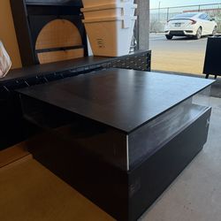 Coffee table with storage