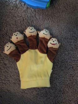5 Little Monkeys hand puppet