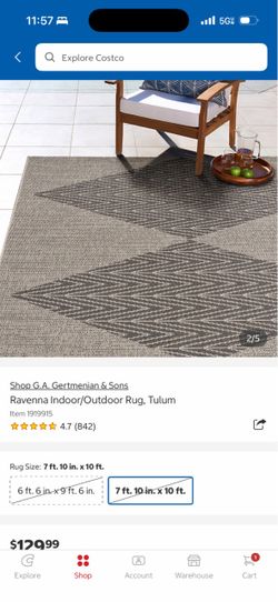 G.A. Gertmenian Ravenna Indoor/Outdoor Rug 7'10" x 10'