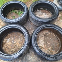 4 used 245/45/19 Tires 