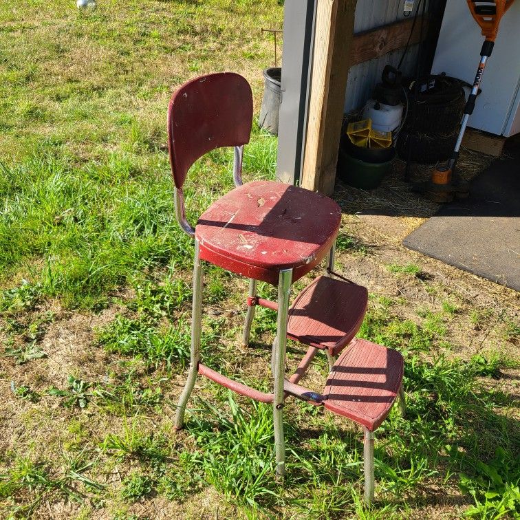 Vintage Cosco Step Ladder Chair