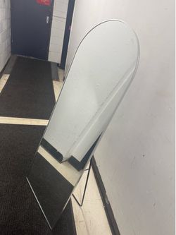 Modern Arch Floor Mirror – 48” Tall – Excellent Condition