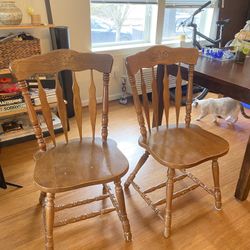 Wooden Chairs 