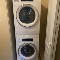 Whirlpool Stacked Washer and Dryer