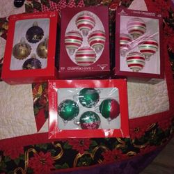 Glass Ornaments. Christmas 🎄