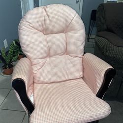 Light Pink Rocking Chair 