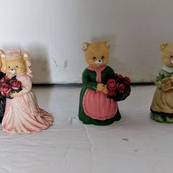 Teddy Bear Collectible Figurines Lot