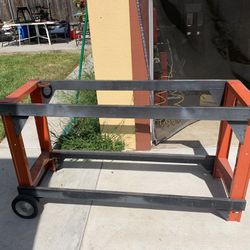 Heavy Duty Table/Miter Saw Welder Utility Cart