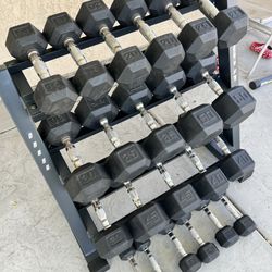 Dumbbell Set (5-50 Pounds—566 Total Pounds) / Price is FIRM $500