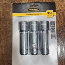 Brand New Aluminum Flashlight 300 Lumens.  Price Is Firm 