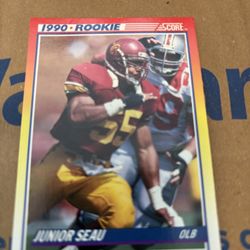 1990 Score Junior Seau Rookie Card