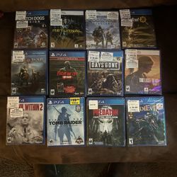 Ps4 And Ps5 Games. Lots Of Factory Sealed