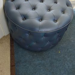 Big Blue Ottoman 