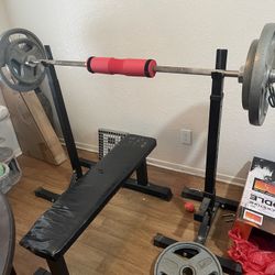 Olympic Weight Bench Setup