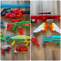 Nerf lot of 11 USED