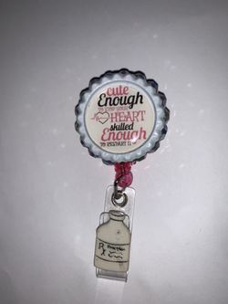 Nurse badge reel