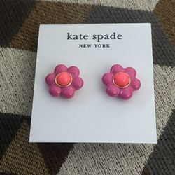NEW Kate Spade Petal Puff Statement Earrings